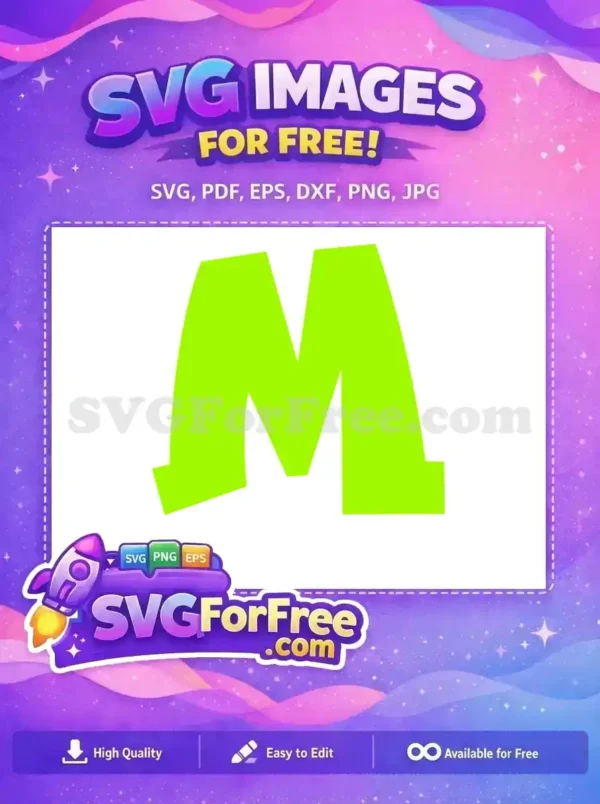 Free Lime Letter Free Modern Font Alphabet Free SVG 2