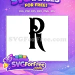 Free Letter R Fancy Free Initial Font Free SVG - Instant Download