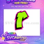 Free Number One Lime Free Pink Border Fonts Free SVG - Instant Download