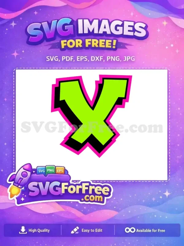 Free Lime Letter Free Black Outline Fonts Free SVG 2