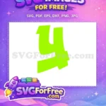 Free Lime Number One Free Bold Fonts 1 Free SVG - Instant Download