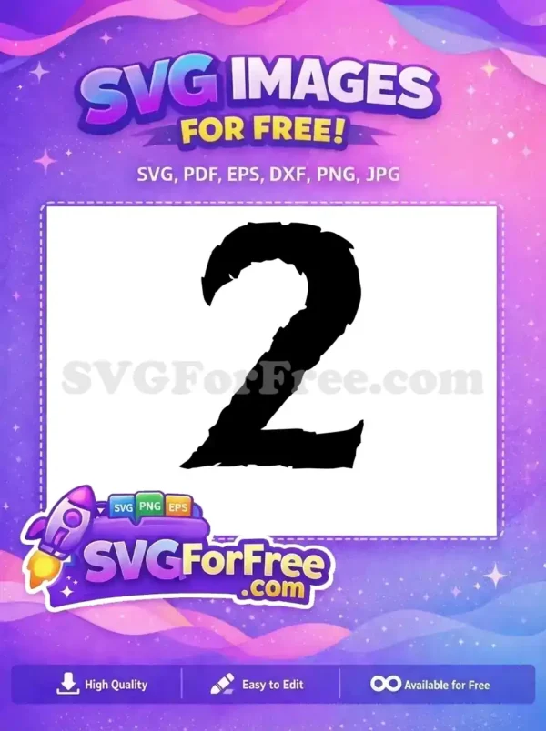 Free Distressed Number Two Free Rough Edges Font Free SVG Free Distressed Number Two Free Rough Edges Font Free SVG