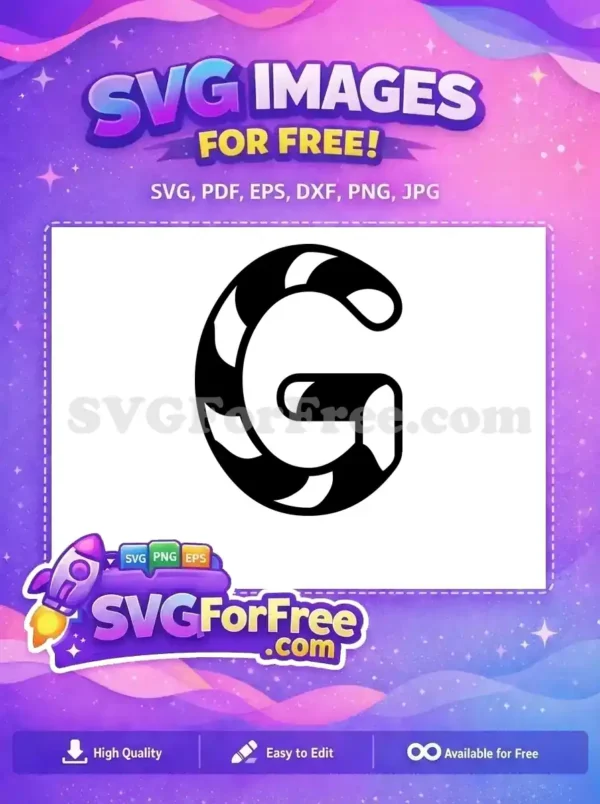 Free Black Letter G Free Swirl Font Alphabet Free SVG