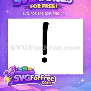 Free Black Bold Font Free Exclamation Mark Free SVG 2