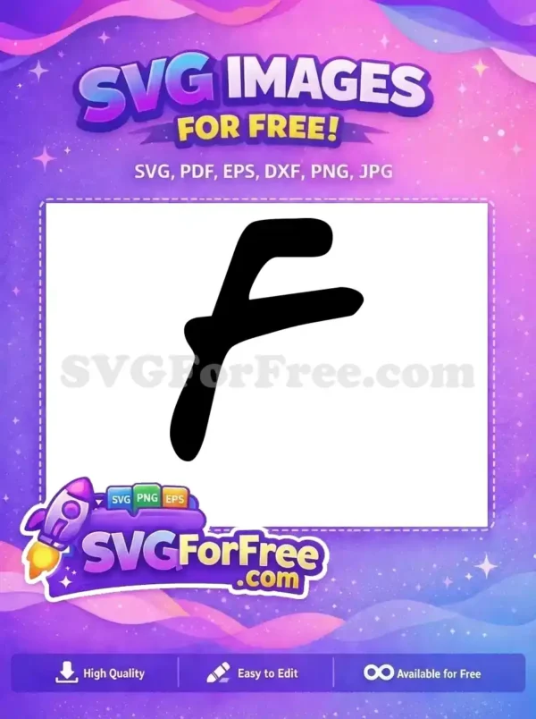 Free Black Letter F Free Initial Design Fonts Free SVG