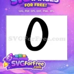 Free Black Bold Letter O Free Alphabet Initial Fonts Free SVG - Instant Download