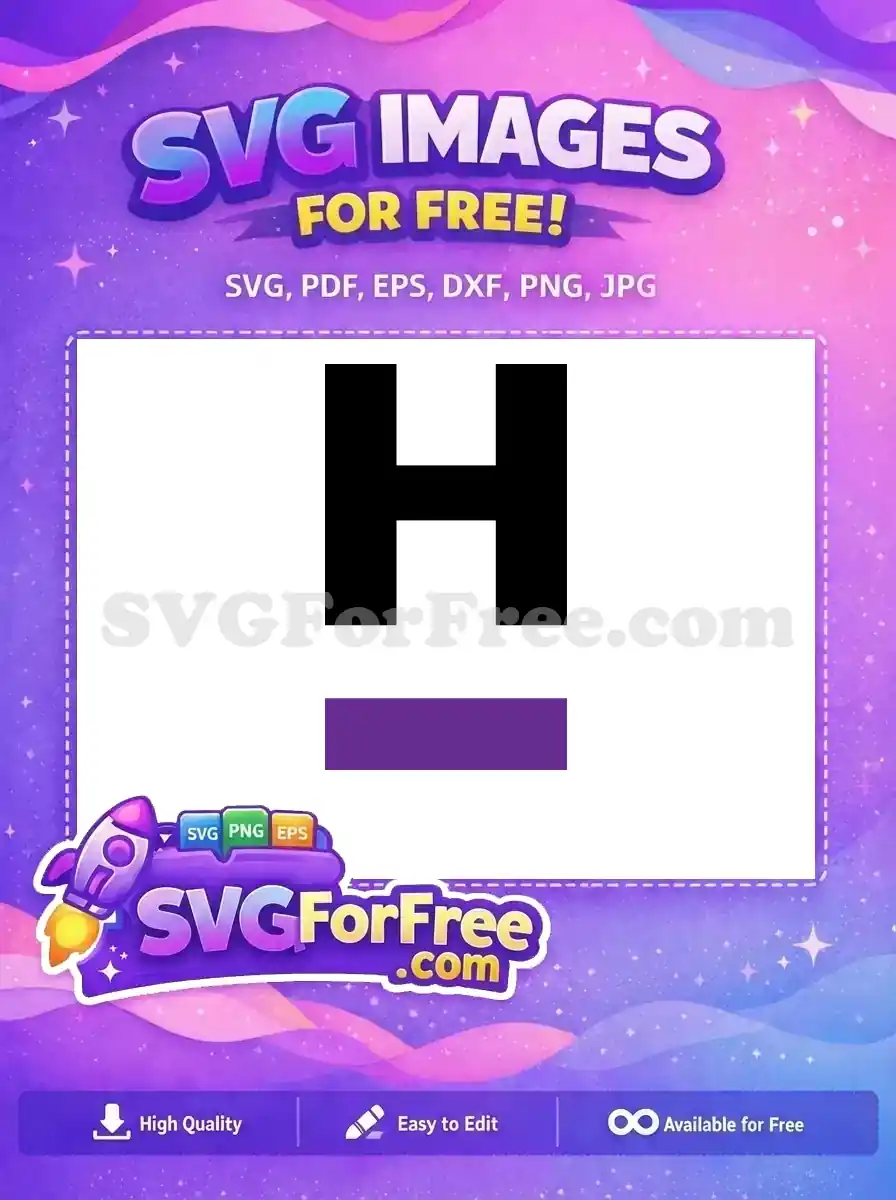 Free Bold Letter Free Purple Accent Fonts Free SVG