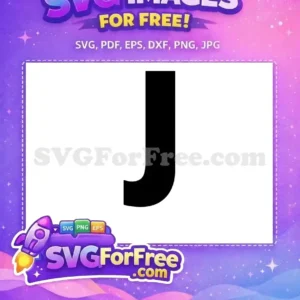 Free Black Bold Letter Free Initial J Font Free SVG Free Black Bold Letter Free Initial J Font Free SVG