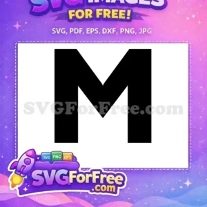 Free Black Letter M Free Alphabet Initial Fonts Free SVG
