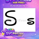 Free Black Letter S Free Fancy Initial Fonts Free SVG - Instant Download