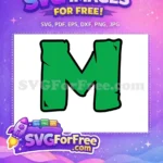 Free Number One Free Green Font Sesame Street Free SVG - Instant Download