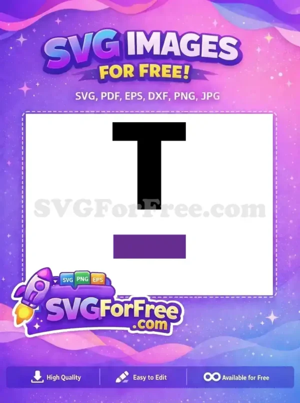 Free Bold Font Free Uppercase Letter One Free SVG