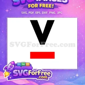 Free Black Letter V Free Red Bar Fonts Free SVG 2