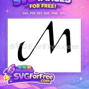 Free Black Letter M Free Cursive Initial Fonts Free SVG