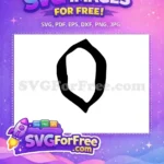 Free Letter O Free Medieval Alphabet Initial Free SVG - Instant Download