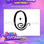 Free Letter Q Free Initial Monogram Fonts Free SVG - Instant Download