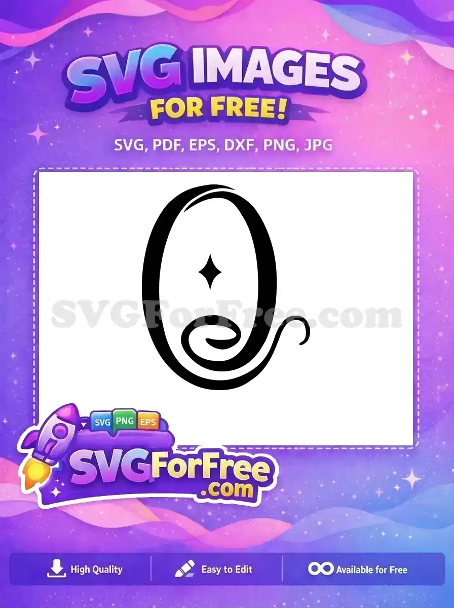 Free Letter Q Free Initial Monogram Fonts Free SVG