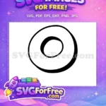 Free Black Letter O Free Alphabet Initial Fonts Free SVG 3 - Instant Download