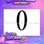 Free Number One Free Font Style Movie Free SVG - Instant Download