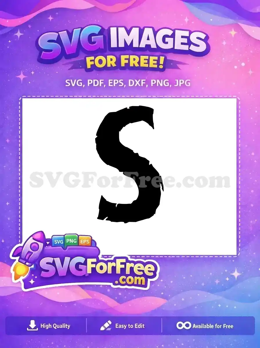 Free Distressed Letter S Free Alphabet Fonts Free SVG