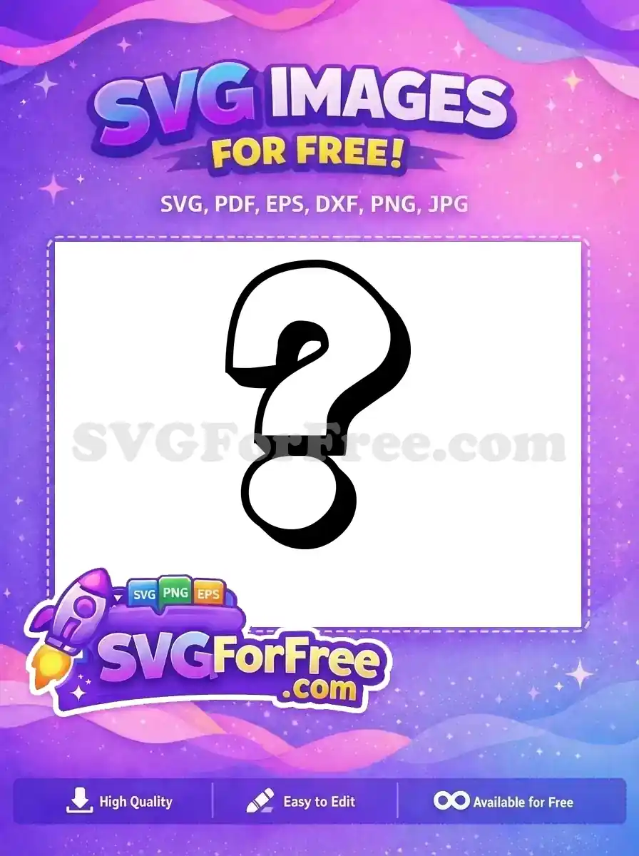 Free Bold Question Free Mark Font Free SVG