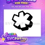Free Medical Star Free Symbol Fonts Free SVG - Instant Download