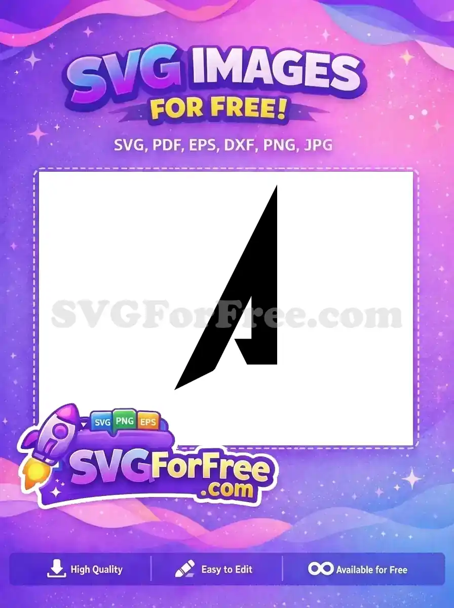 Free Black Letter A Free Font Initial Free SVG