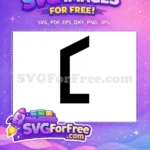 Free Black Font Free Letter Free Alphabet Free SVG - Instant Download