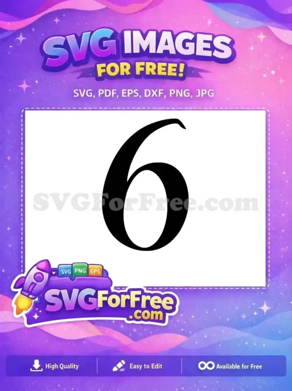 Free Number One Free Fonts Category Free SVG 30