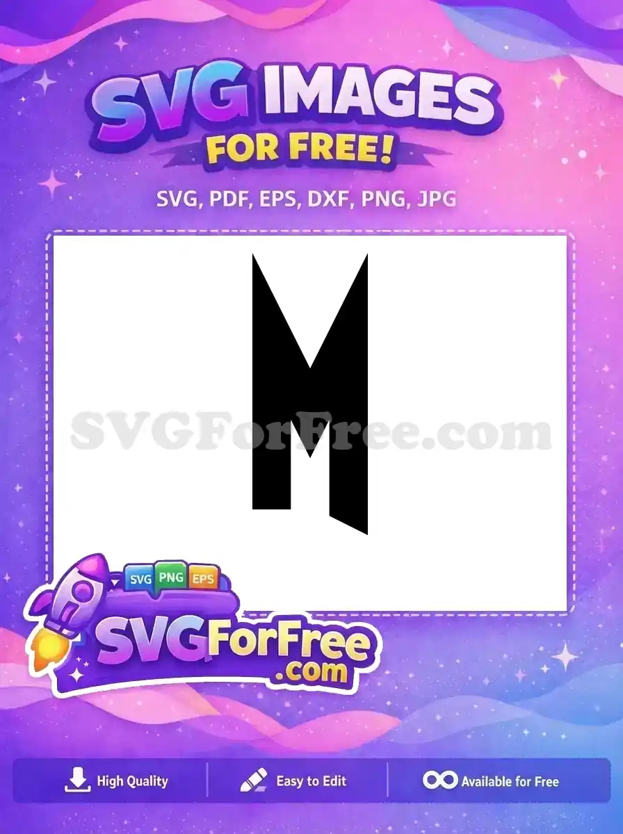 Free Black Letter M Free Initial Monogram Fonts Free SVG 2