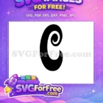Free Swirling Black Letter Free C Initial Font Free SVG - Instant Download
