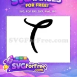 Free Black Calligraphy Free Fancy Letter Fonts Free SVG - Instant Download