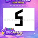 Free Number One Free Simple Fonts Alphabet Free SVG 3 - Instant Download
