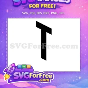 Free Black Letter T Free Monogram Initial Free SVG Free Black Letter T Free Monogram Initial Free SVG