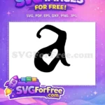 Free Heart In Letter Free Initial Monogram Fonts Free SVG - Instant Download
