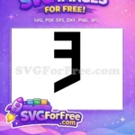 Free Number 3 Free Font Bold Fonts Free SVG - Instant Download