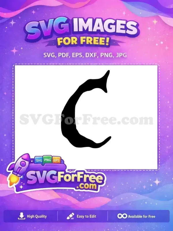 Free Distorted Letter C Free Alphabet Initial Fonts Free SVG