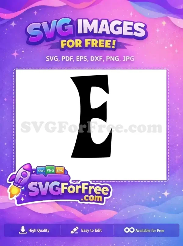 Free Bold Letter Free Black Initial Fonts Free SVG