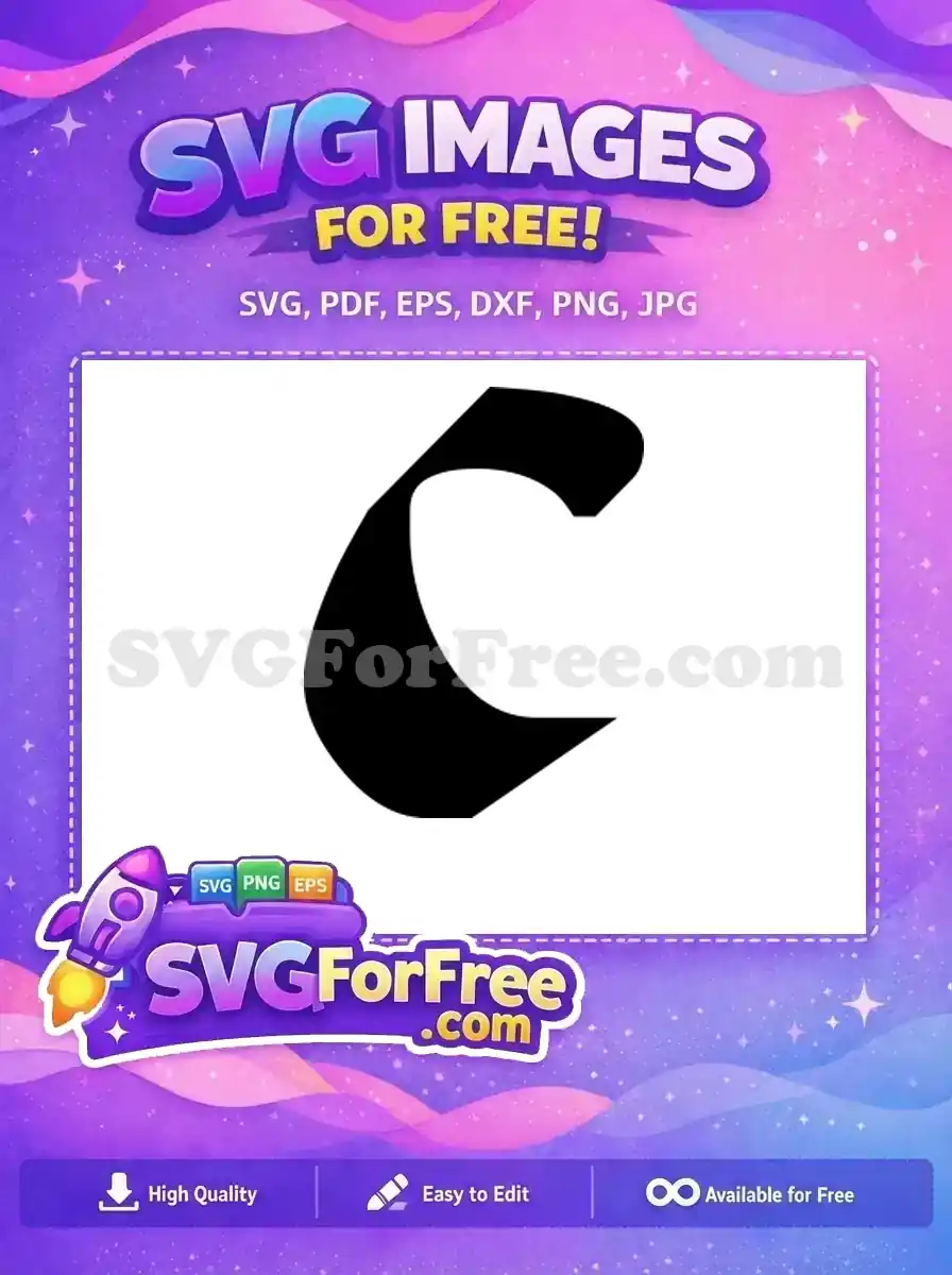 Free Black Letter C Free Initial Font Free SVG