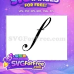 Free Black Letter F Free Decorative Initial Fonts Free SVG - Instant Download