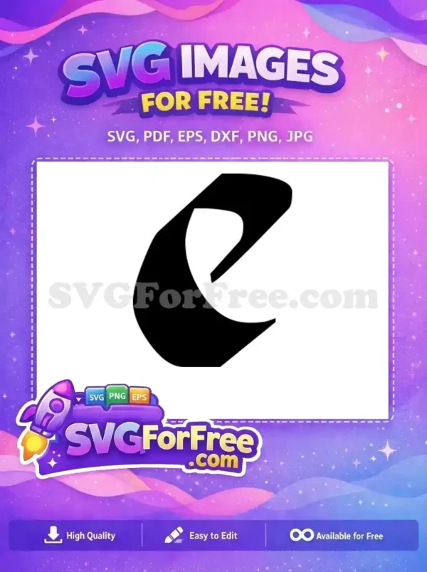 Free Letter E Black Free Calligraphy Initial Fonts Free SVG Free Letter E Black Free Calligraphy Initial Fonts Free SVG