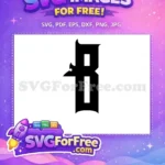 Free Black Letter B Free Initial Bold Font Free SVG - Instant Download