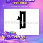 Free Number One Free Black Font Number Free SVG 3 - Instant Download