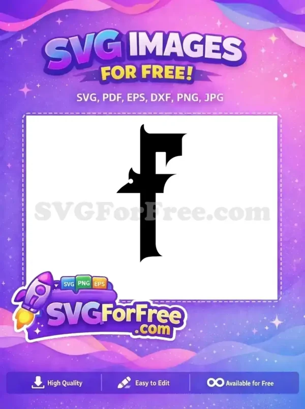 Free Letter F Free Black Font Initial Free SVG 1 Free Letter F Free Black Font Initial Free SVG 1