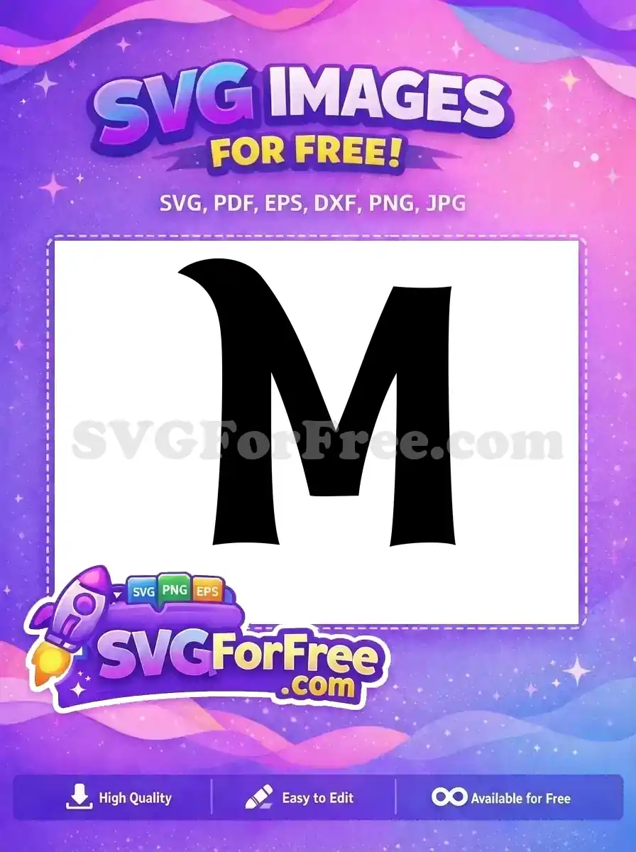 Free Black Letter M Free Initial Decoration Fonts Free SVG