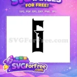 Free Blackletter Initial I Free Calligraphy Letter Fonts Free SVG - Instant Download