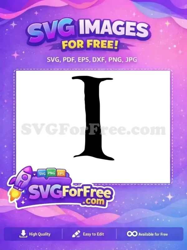 Free Black Number Free One Fonts Alphabet Free SVG