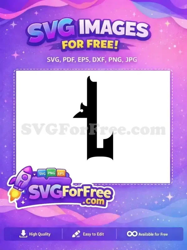 Free Number One Free Bold Fonts Alphabet Free SVG