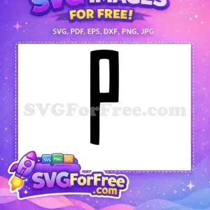 Free Black Letter P Free Initial Free SVG Free Black Letter P Free Initial Free SVG