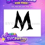 Free Black Letter M Free Fonts Category 1 Free SVG - Instant Download